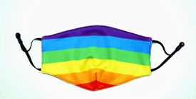Gay Flag PPE Face Mask